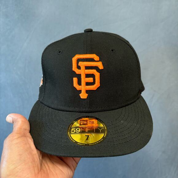 Giants Hat 2012 World Series Fall Classic Patch Snakeskin 59Fifty Fitted Size 7 - Picture 1 of 13